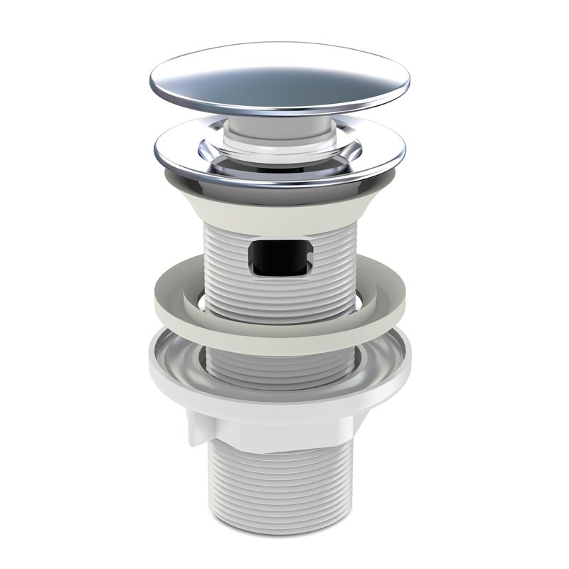 Ventil quick clack pentru lavoar, 100, 1''1/4, inox, Wirquin, 30950178 - imagine principală