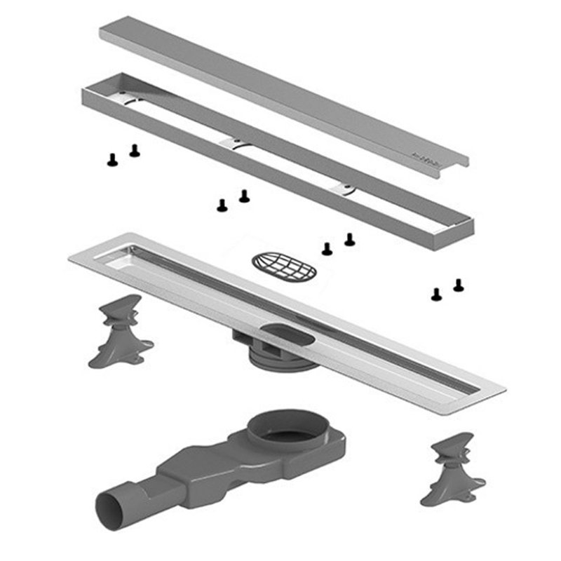 Rigola dus Wirquin Flat Linear, 60 mm, filtru par, 30950219 - imagine 2