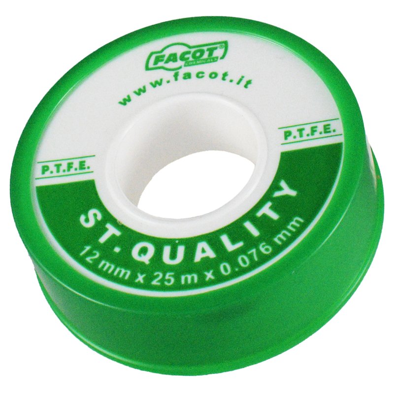 Banda teflon PTFE Facot latime 12 mm, lungime 25 m, grosime 0.076 mm - imagine 2