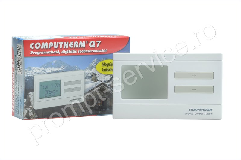 Termostat centrala termica Computherm Q7 cu fir programabil - imagine principală