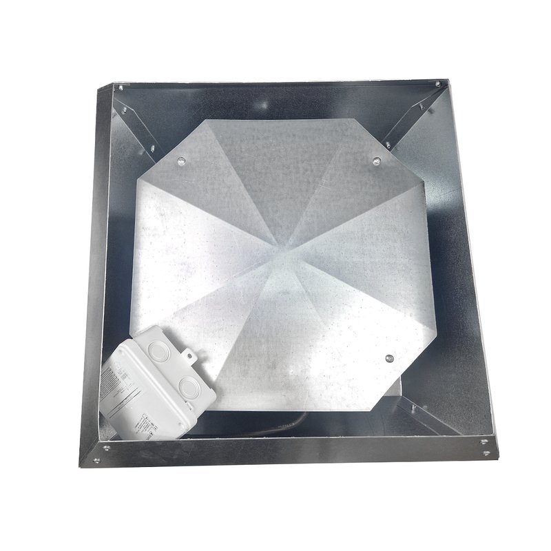 Ventilator industrial de acoperis Dospel WDD 250, debit aer 1600 m³/h, corp otel galvanizat - imagine 2