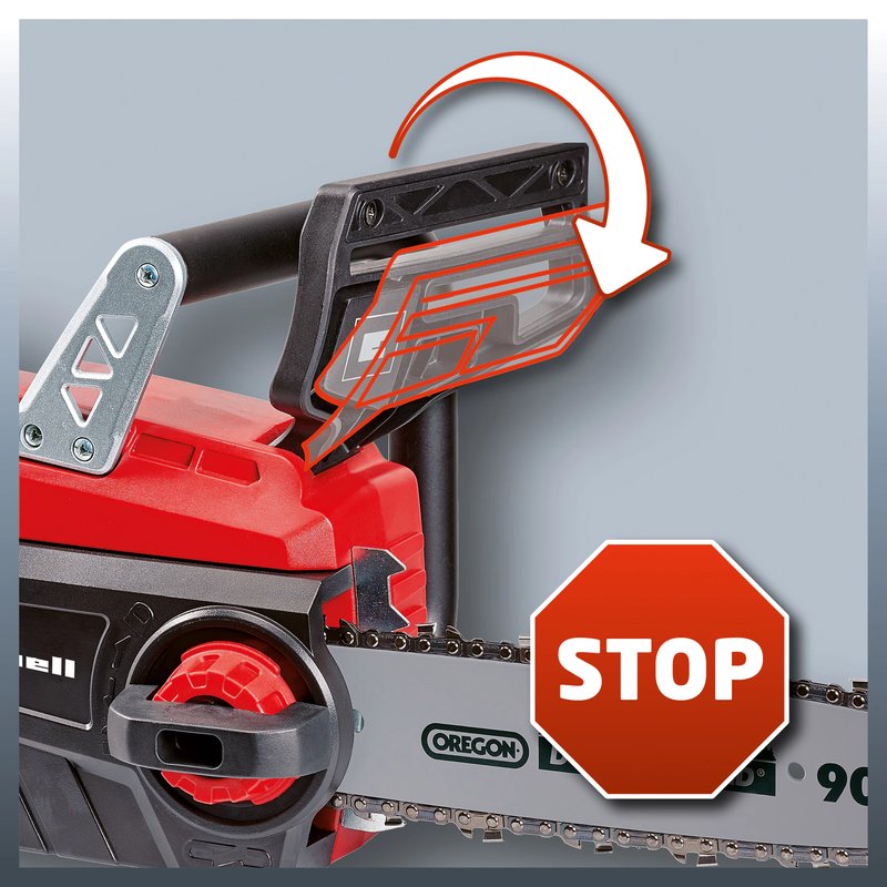 Fierastrau electric cu lant (drujba) fara fir Einhell, GE-LC 18 Li Solo, lama Oregon 25 cm - imagine 3