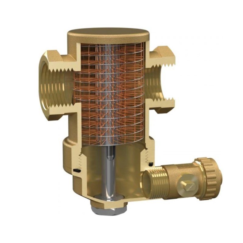 Filtru anti-magnetita anti-namol Reflex Exdirt D 3/4'' M, montaj orizontal - imagine 2