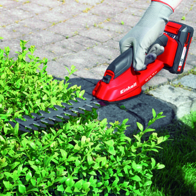 Foarfeca (trimmer) pentru gard viu si iarba, fara fir, Einhell GE-CG 18 Li-Solo, 18 V - imagine 2