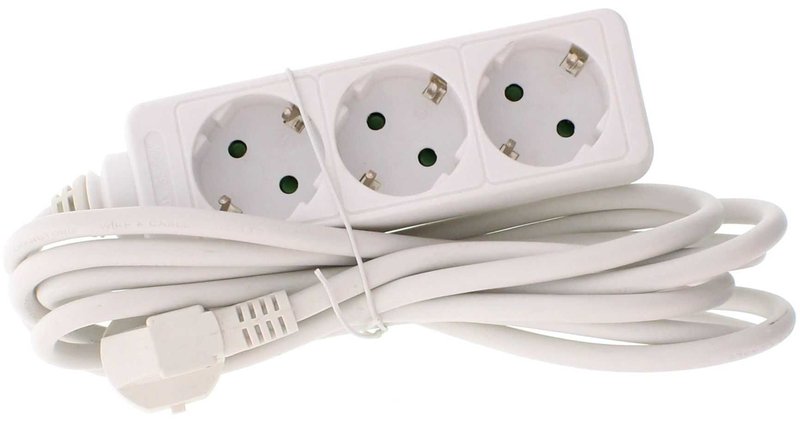 Prelungitor 3 prize 10 metri lungime, cablu 3xG1.5mmp, Well - imagine principală