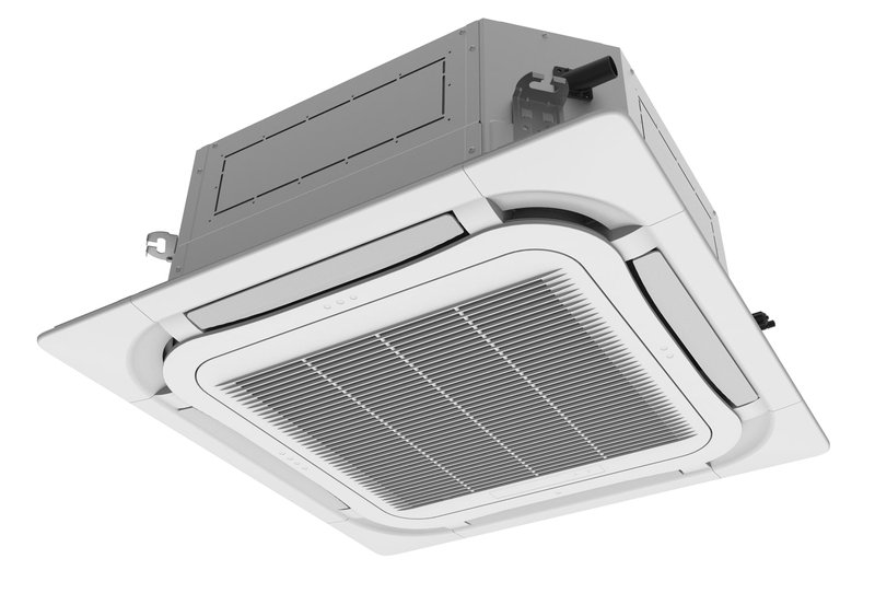 Aparat de aer conditionat caseta tavan Gree 12000 BTU, freon R32, Timer, A++ - imagine principală