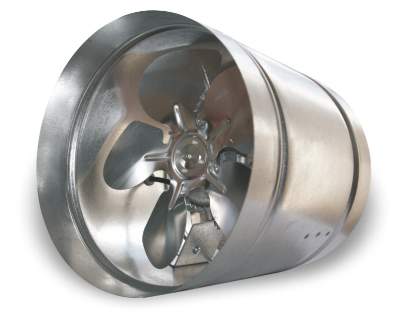 Ventilator industrial axial de tubulatura Dospel WB 250, debit aer 600 m³/h, corp otel galvanizat - imagine 2