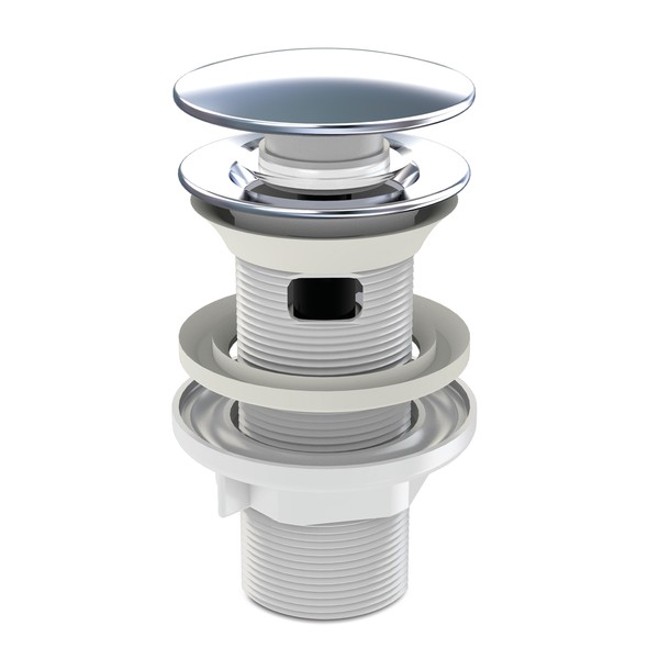 Ventil quick clack pentru lavoar, 100, 1''1/4, inox, Wirquin, 30950178 - Prompt Service