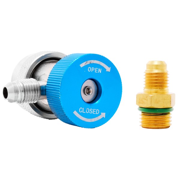 Racord incarcare freon aer conditionat auto QC-L R134, presiune joasa, adaptor inclus Prompt Service Clima - Prompt Service