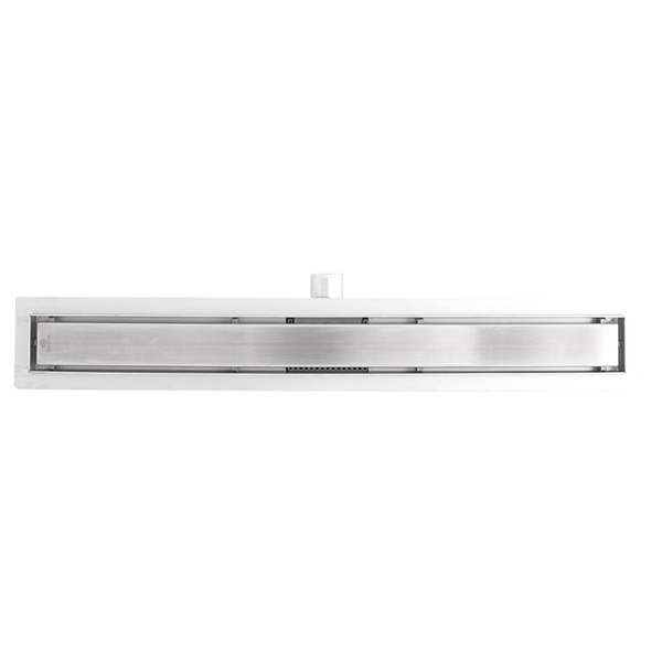 Rigola dus din inox Ermetiq, dimensiuni 800 mm x 70 mm, evacuare centrala - Prompt Service