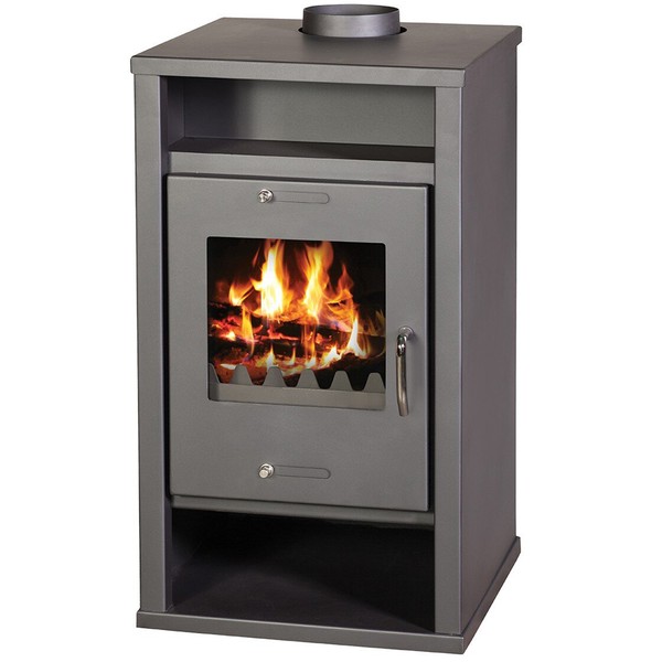 Soba pe lemne Victoria 05, Deluxe, 11.9 kW, clasa A+, negru - Prompt Service