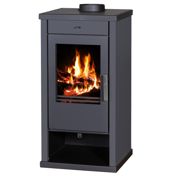 Soba pe lemne Victoria 05 Vanessa Lux 12 kW, A+, Gri - Prompt Service