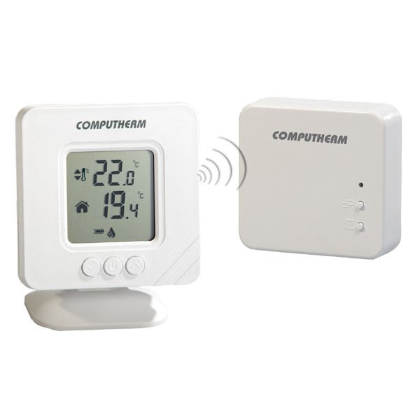 Termostat centrala termica Computherm T32RF wireless (fara fir), display mare, alb - Prompt Service