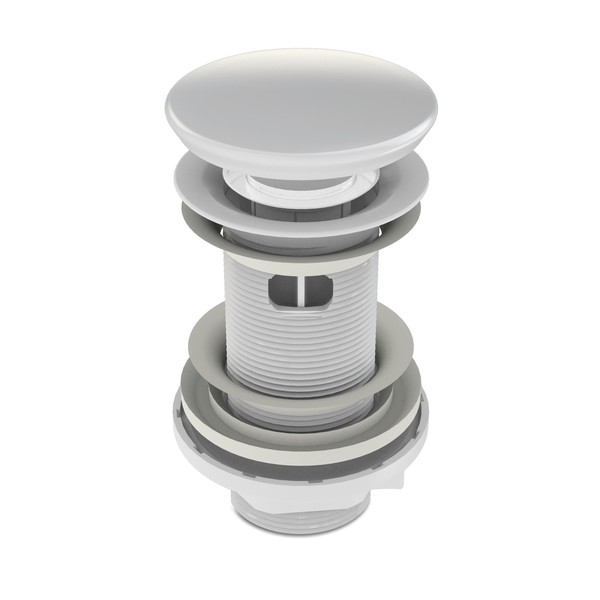 Ventil quick clack cu preaplin pentru lavoar, 100, 1''1/4, alb, Wirquin, 30950182 - Prompt Service