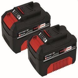 Pachet 2 acumulatori Einhell 2x4,0 Ah Li-Ion, 18V, putere max. 900W, 4511489