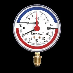 Termomanometru 6 bar Everline, vertical