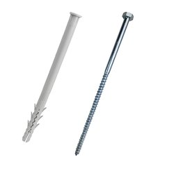 Diblu plastic cu surub cap hexagonal Chavesbao 12x60