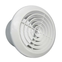 Grila ventilatie circulara cu plasa de insecte Dospel KOS 125
