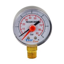 Manometru apa aer vertical 6 bar, Everline