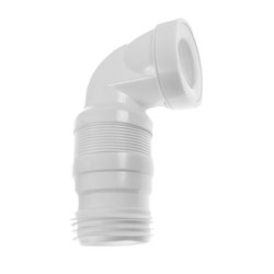Racord WC rigid si extensibil, alb, Wirquin 70950167
