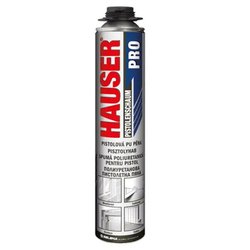 Spuma montaj 750 ml, pentru pistol, izolare rame usi, ferestre, imbinari, Hauser