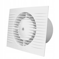 Ventilator de perete Dospel STYL II 100 S, debit aer 100 mc/h, Alb