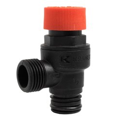 Supapa siguranta Kramer, racord o-ring filet 1/2 FE, 3 bar, compozit