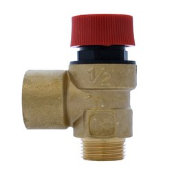 Supapa siguranta Kramer, racord filet 1/2 FE - 3/4 FI, 3 bar