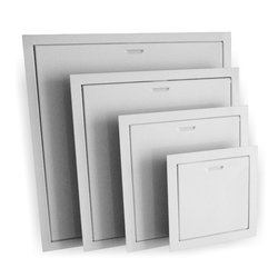 Usa de acces Dospel MAGNAT 200x300 mm, metal, prindere magnetica, alb