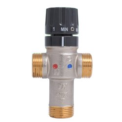 Vana amestec termostatica Unival, racord 3/4 FE, sistem siguranta, anti-oparire, alama