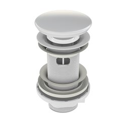 Ventil quick clack cu preaplin pentru lavoar, 100, 1''1/4, alb, Wirquin, 30950182