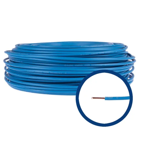 Cablu electric FY 4 albastru, rola 100 m
