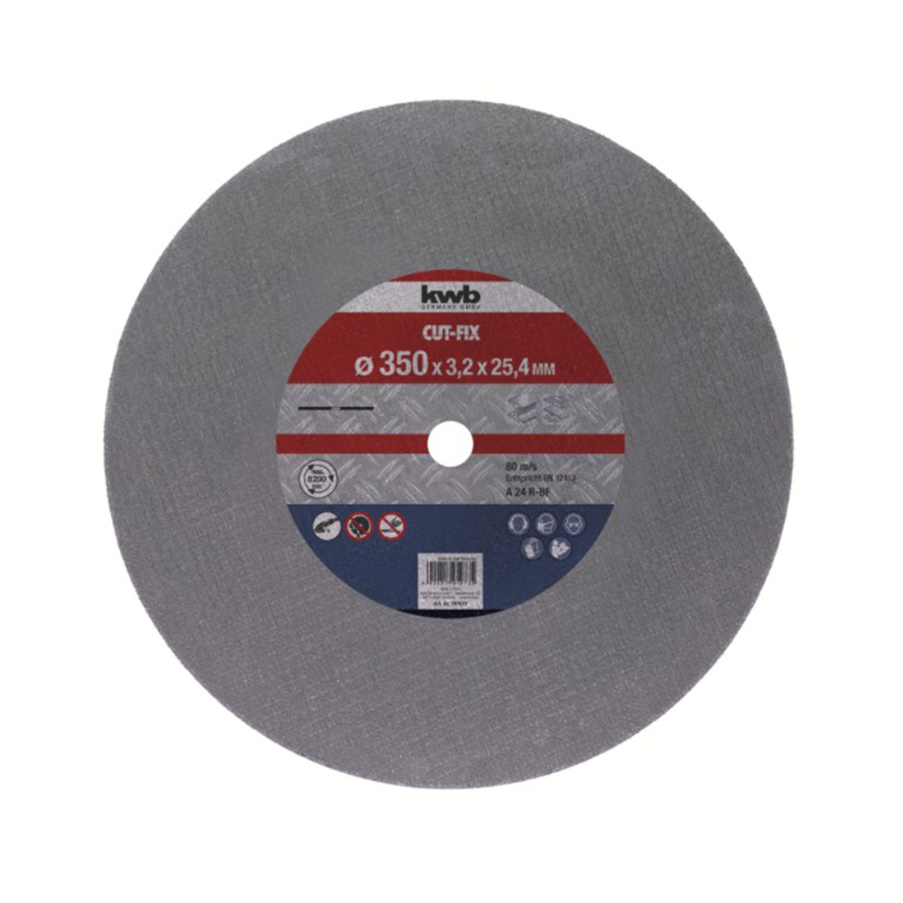 Disc abraziv taiere metal, 355 x 25,4 mm, KWB CUT-FIX