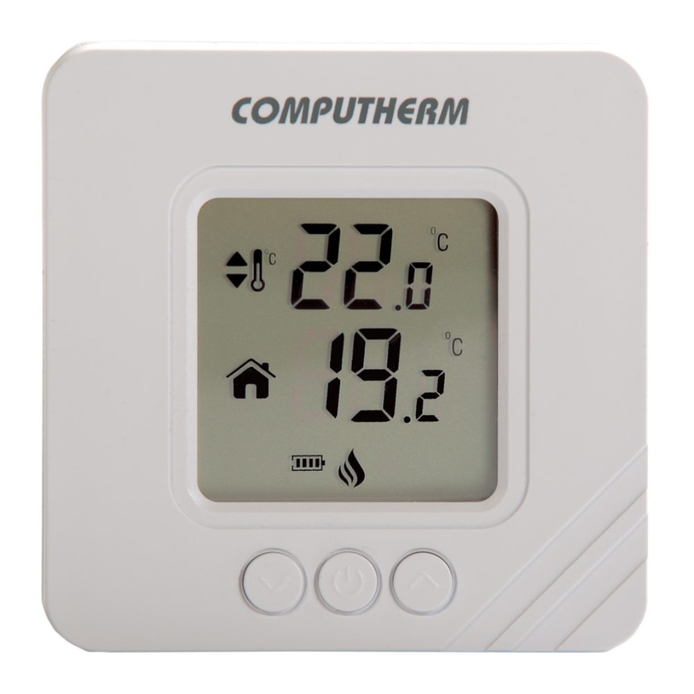 Termostat centrala termica Computherm T32 cu fir, display mare, alb