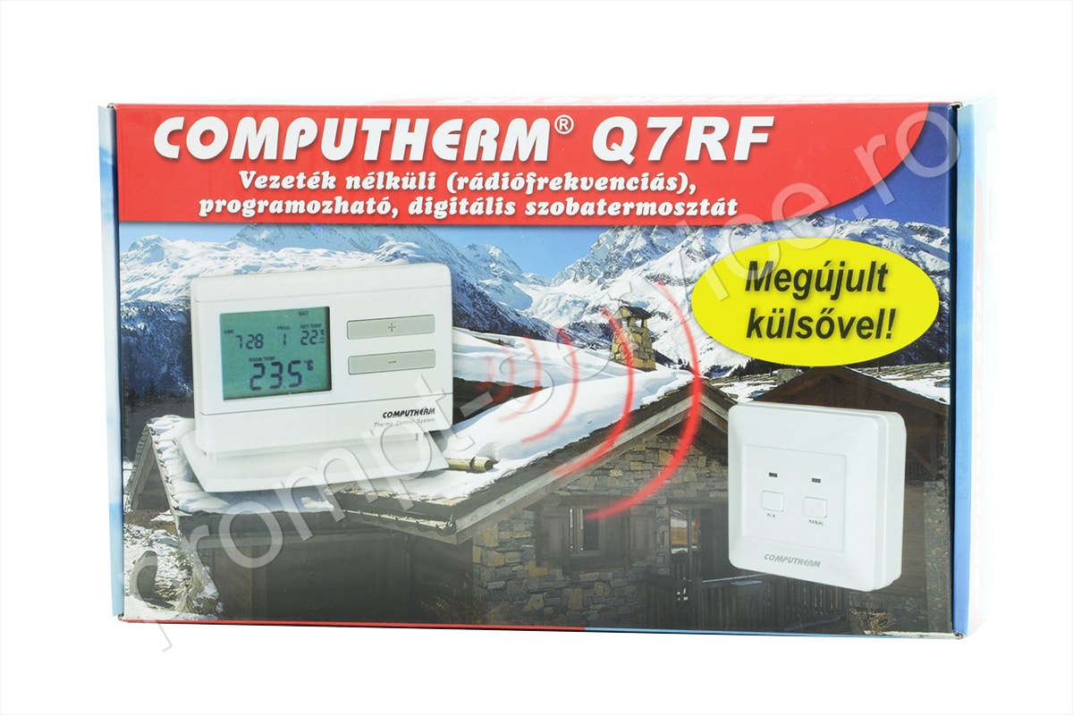 Termostat Computherm Q7 RF wireless, radiofrecventa, programabil