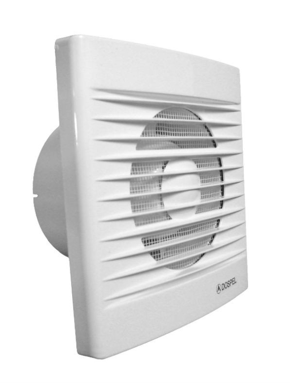Ventilator intrerupator fir Dospel STYL 100 WP, Plasa anti-insecte, Alb