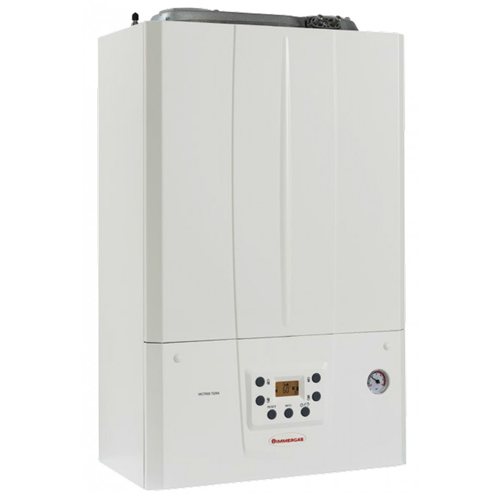 Centrala termica in condensare Immergas Victrix TERA 35 / 38 kW 1, Display digital, kit evacuare inclus