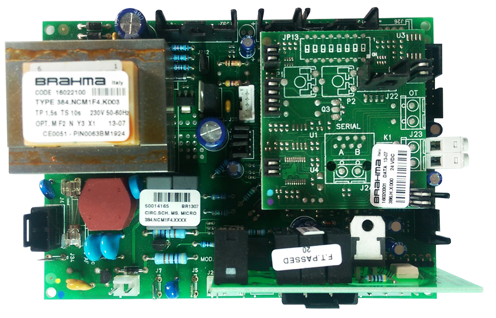 Placa electronica pentru centrala termica Motan Brahma 384, cod piesa E12067