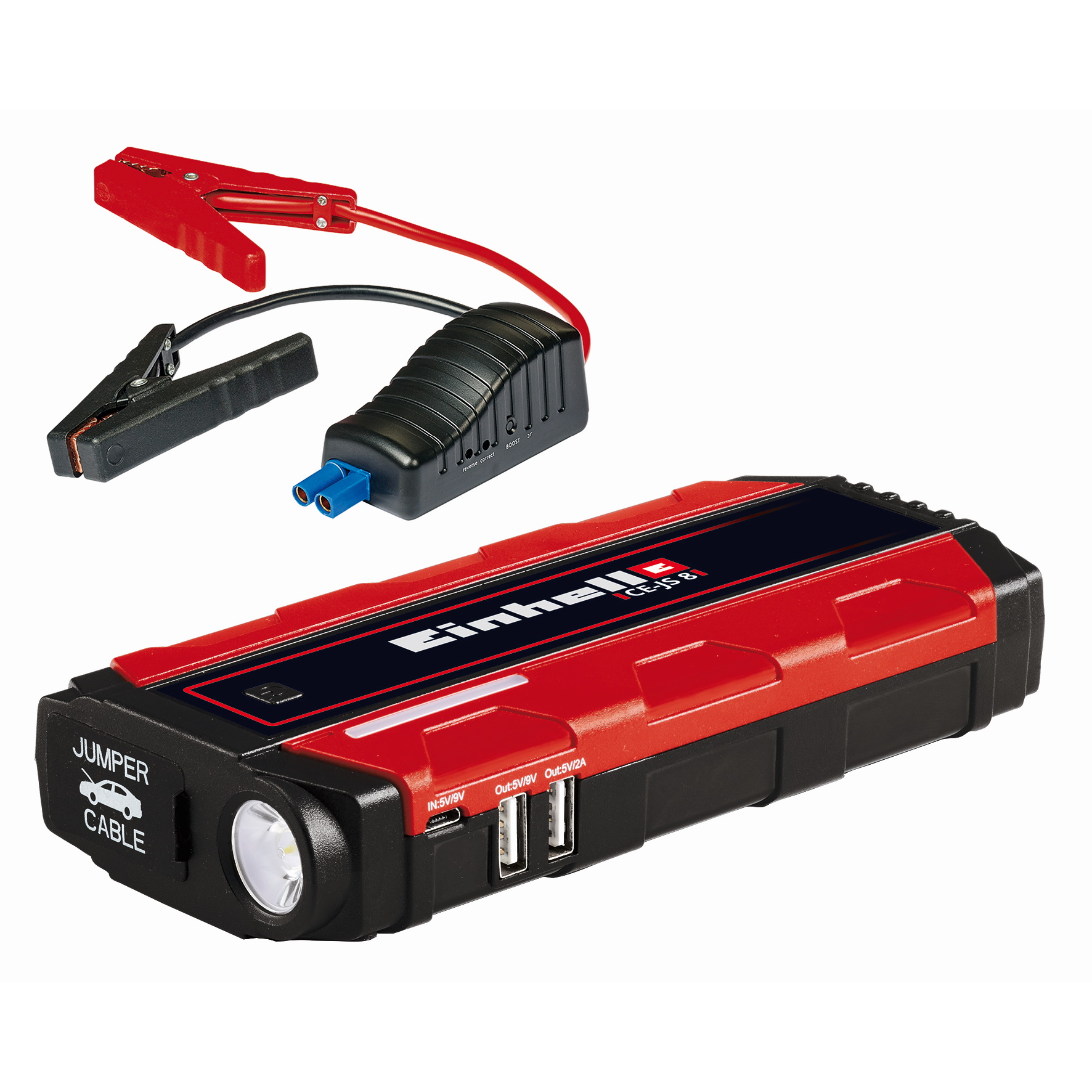 Jump starter auto Einhell CE-JS 8, 12V, acumulator auto, 1091511