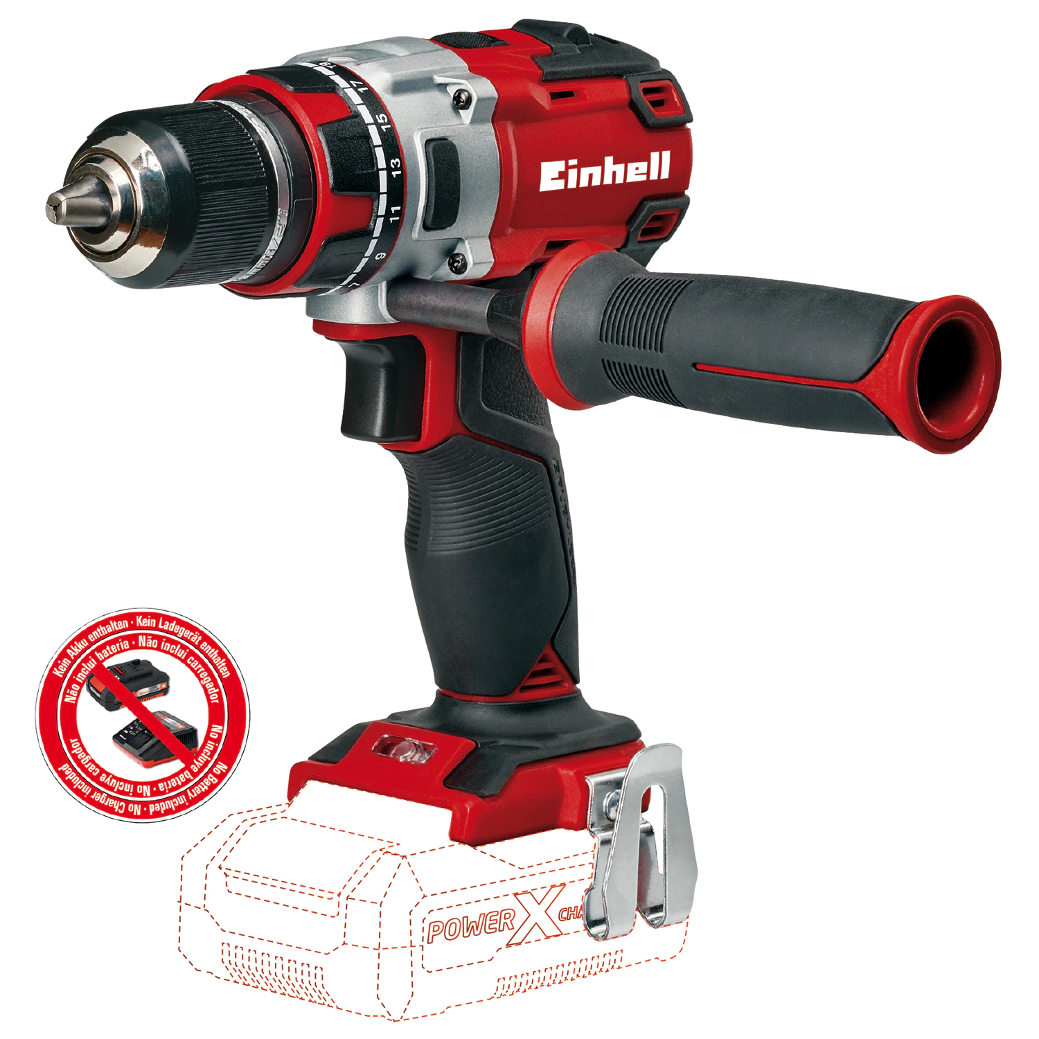 Masina de gaurit si insurubat Einhell TE-CD 18 Li Brushless, 2 viteze, incarcare rapida, 4513850