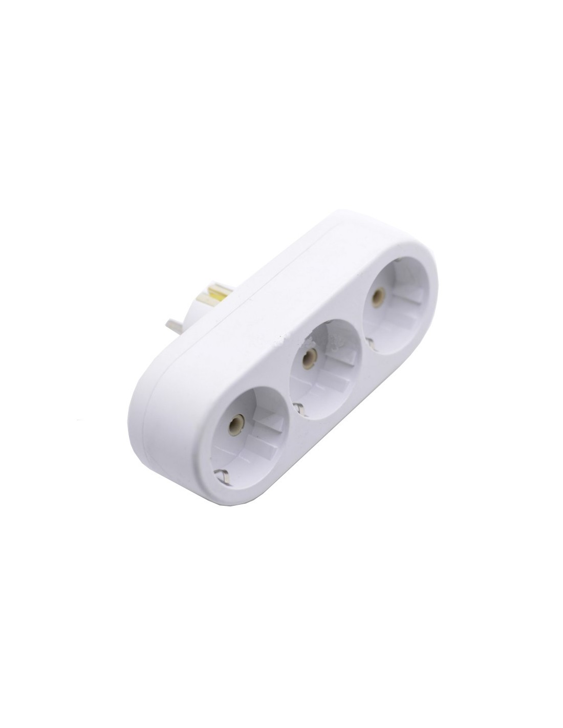 Triplu stecher cu manson ceramic, cu contact de protectie, 16A Elbi - Prompt Service