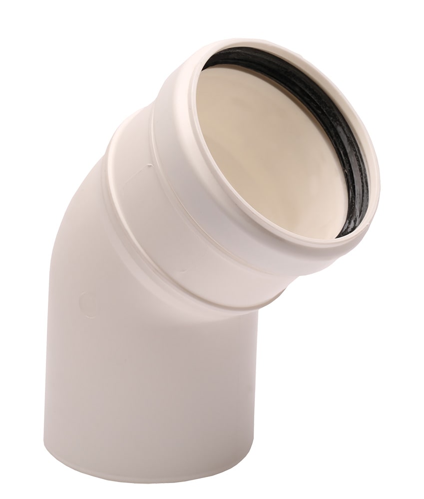 Cot evacuare gaze arse centrale termice condensare ATI WB2-48P, diametru 80 mm, 45 grade, plastic - Prompt Service