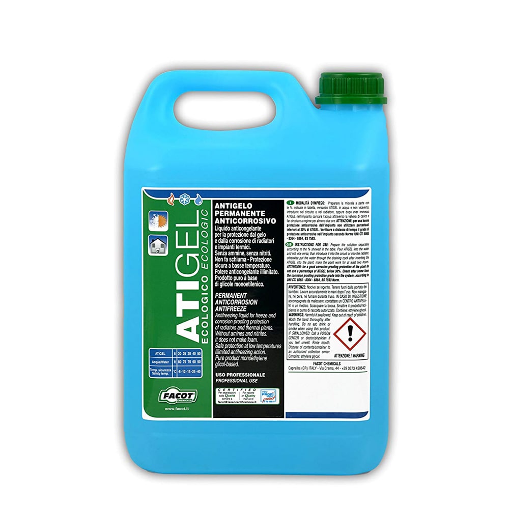 Antigel pentru instalatii termice sau solare Facot ATIGEL 28 Kg - Prompt Service