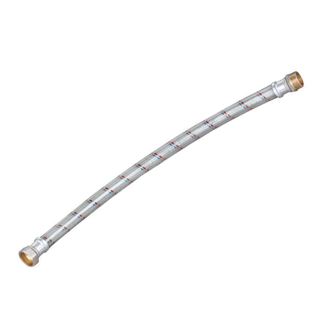 Racord flexibil hidrofor RD-27MF116/A, 65 cm, 1'', Fi-Fe, cu invelis din cauciuc, Everline