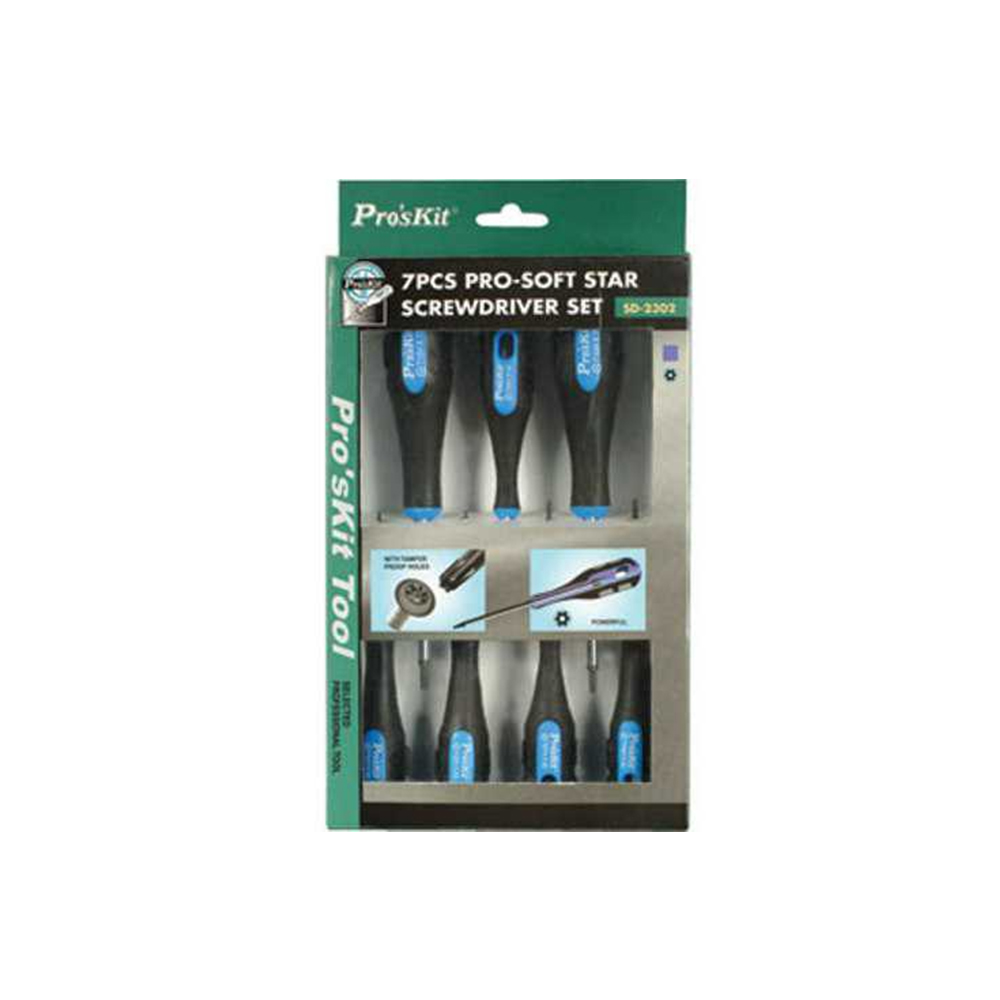 Set surubelnite torx 7 piese, Pro's kit, SD-2302 - Prompt Service