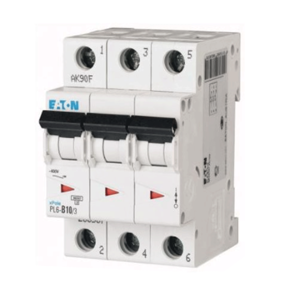 Siguranta automata 10A, 3P, 6 KA, Eaton, EL0056183