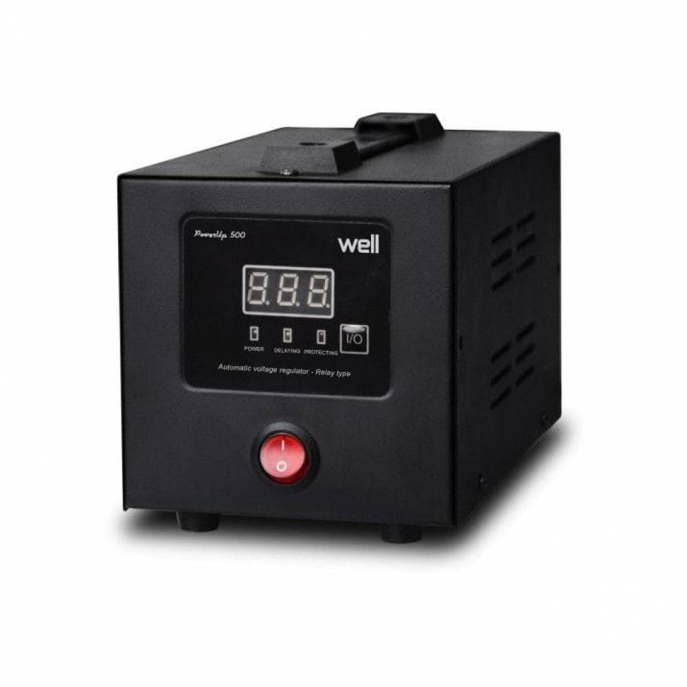 Stabilizator automat de tensiune cu releu Well AVR-REL-POWERUP1000-WL/600W