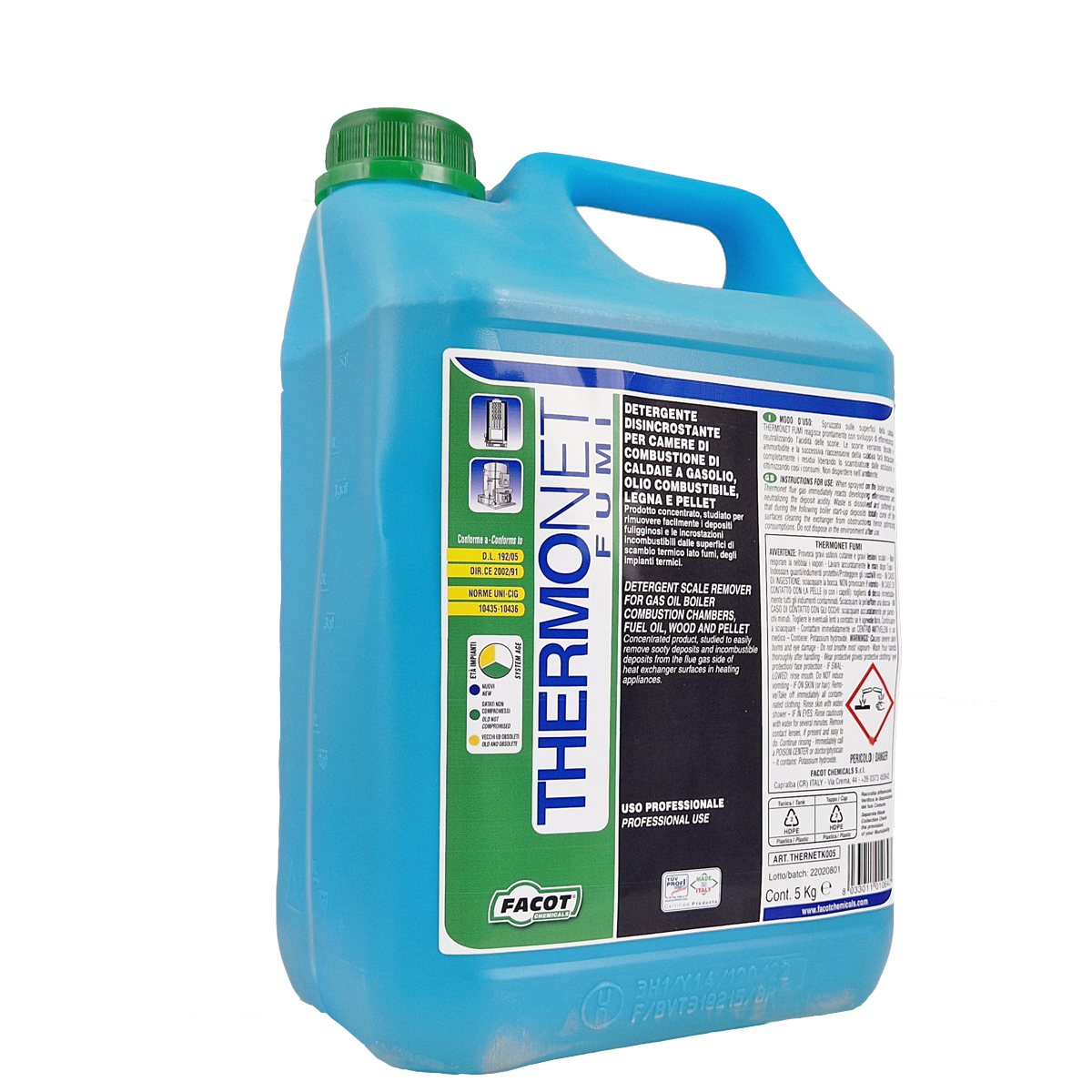 Solutie curatat camerele de ardere ale cazanului Facot Thermonet, 5l - Prompt Service