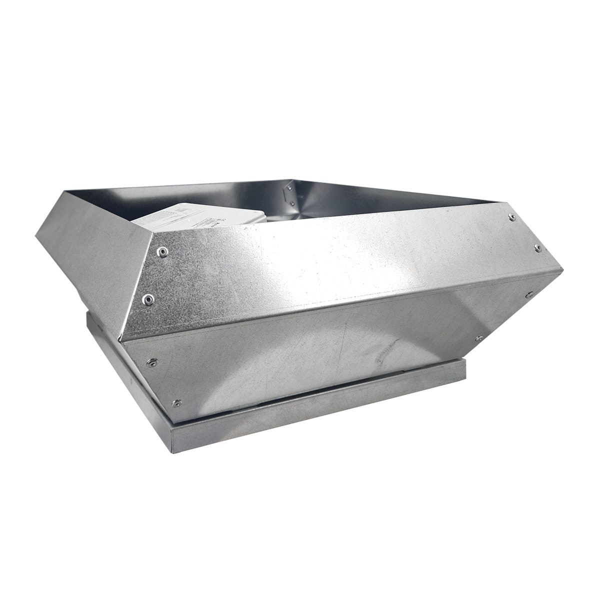 Ventilator industrial de acoperis Dospel WDD 200, debit aer 1200 m³/h, corp otel galvanizat - Prompt Service