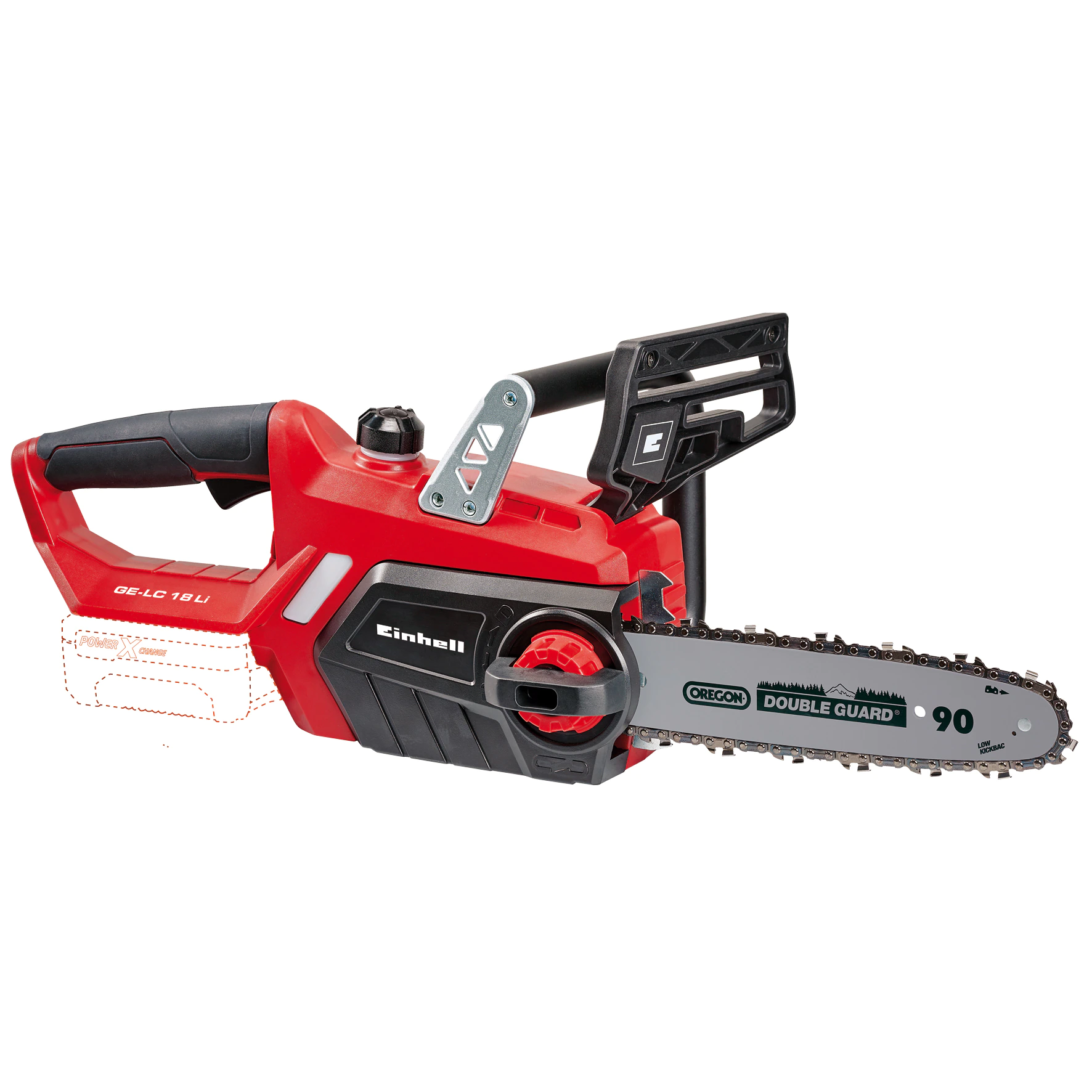 Fierastrau electric cu lant (drujba) fara fir Einhell, GE-LC 18 Li Solo, lama Oregon 25 cm, 4501761
